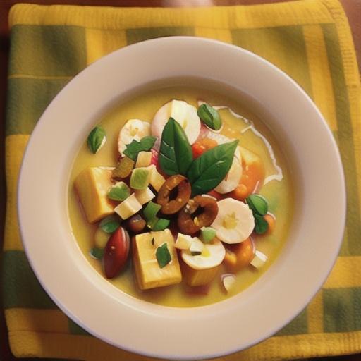 South African Pumpkin Soup with Banana and Curry
