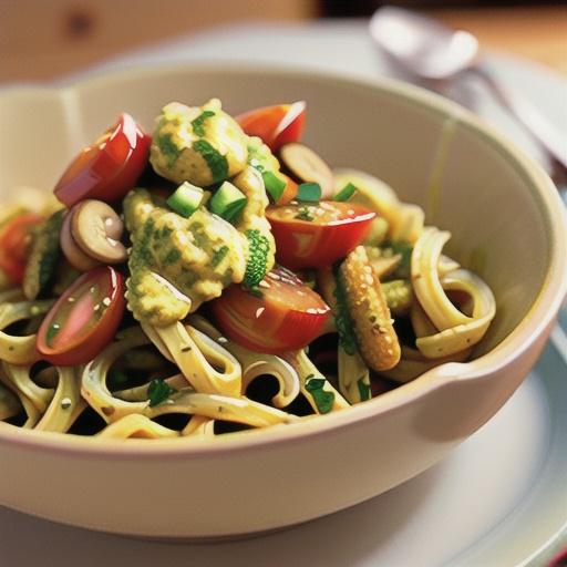 Smoked Salmon Pesto Pasta