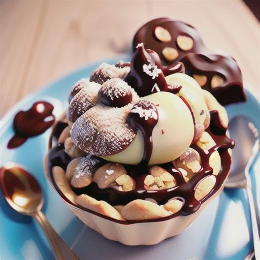 Dark Chocolate Caramel Apple Crisp