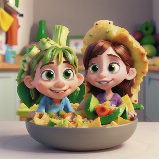 Avocado and bean nachos