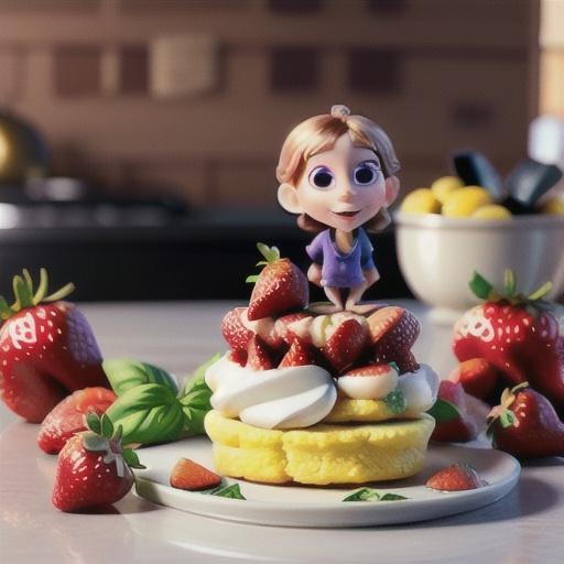 Strawberry-Basil-Lemon Shortcakes