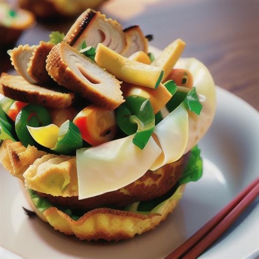 Asian Chicken Salad Cups