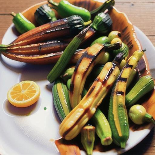 Grilled Okra
