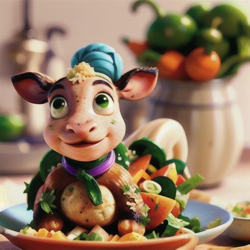 Moroccan lamb with carrot salad