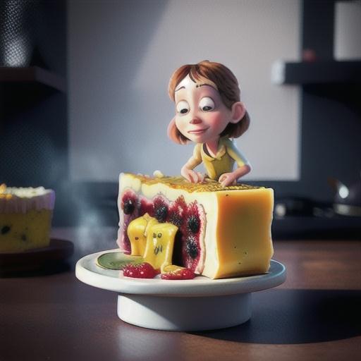 Ricotta, raspberry and passionfruit curd terrine