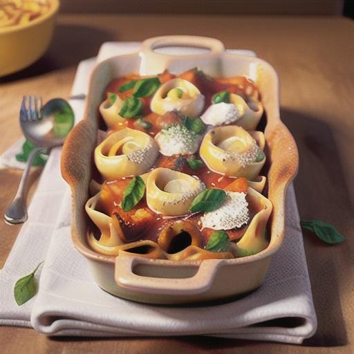 Tortellini bolognaise bake