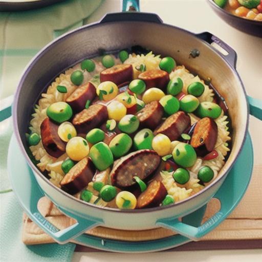 One-pot Italian sausage rice