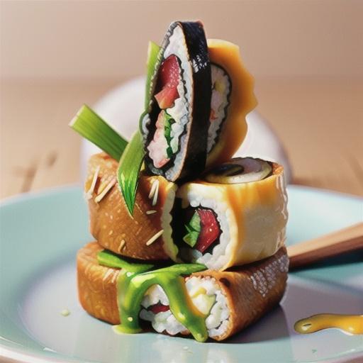 Cheese and vegemite sushi sandwich