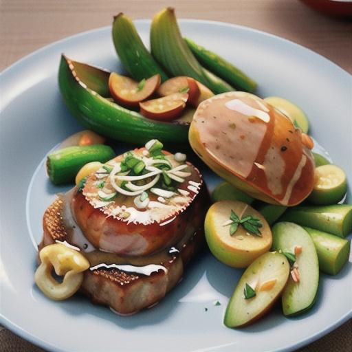 Pork Chops with Pear Sauce