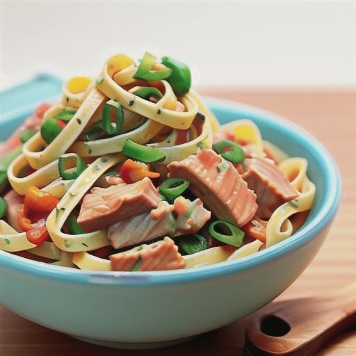 Chilli tuna fettuccine