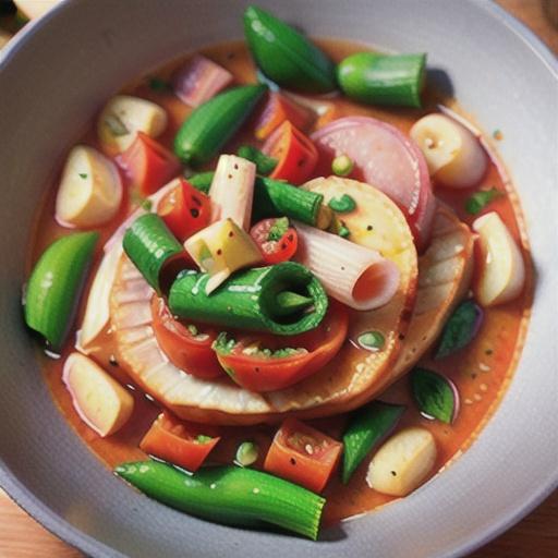 Sole Steamed with Tomato-Leek Sauce