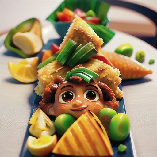 Crumbed fish with wedges