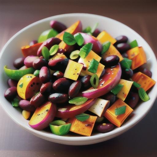 Vegan Black Bean and Sweet Potato Salad