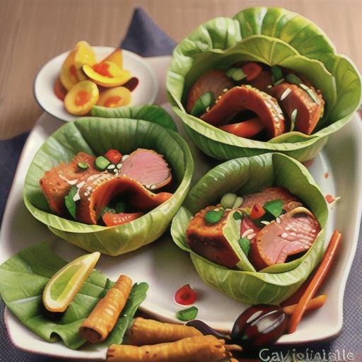 Asian-Style Ground Beef Cabbage Wraps