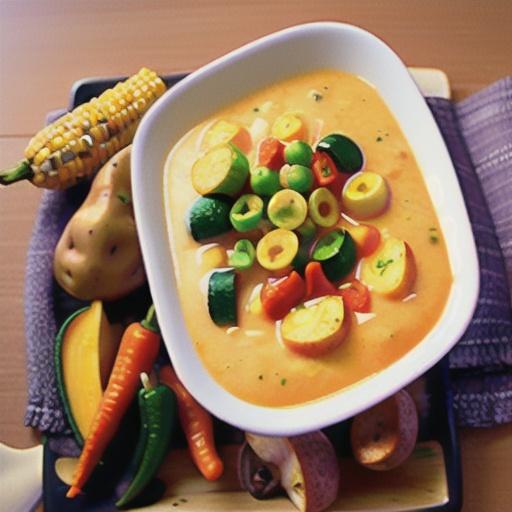Curried Potato and Vegetable Soup