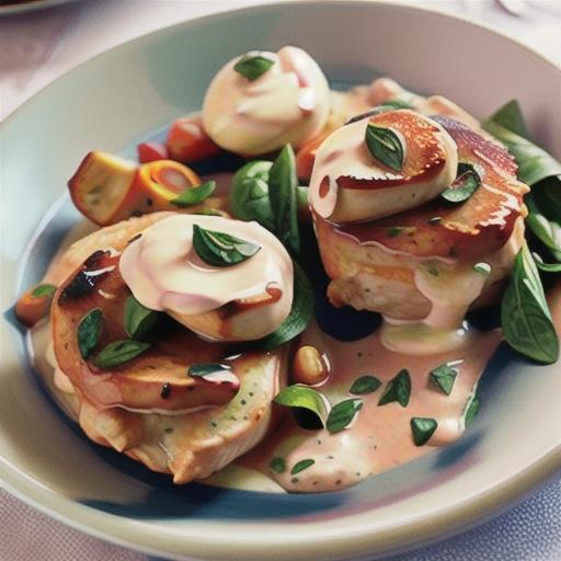 Italian Pan-Fried Chicken Thighs with Creamy Tomato Sauce