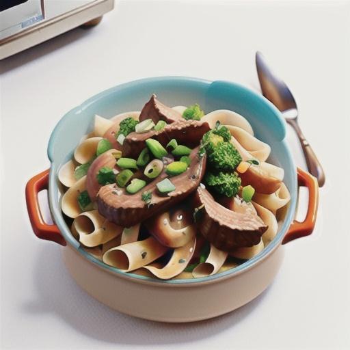 Microwave beef stroganoff