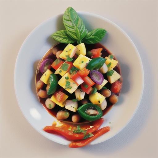 Smoked paprika lamb with tomato and cannellini bean salsa