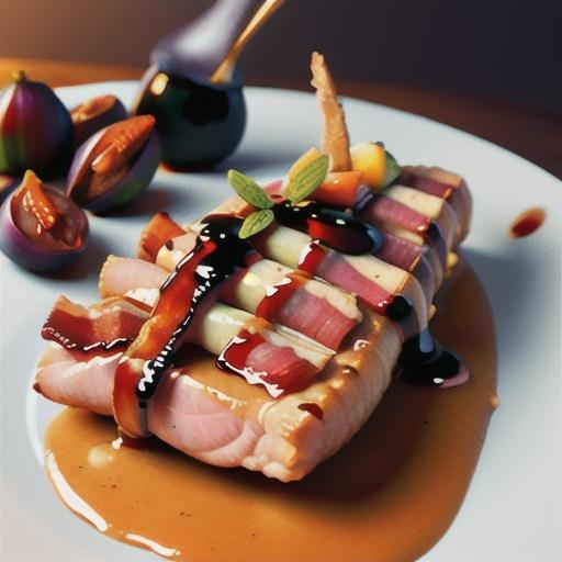 Bacon-Wrapped Pork Tenderloin with Balsamic and Fig