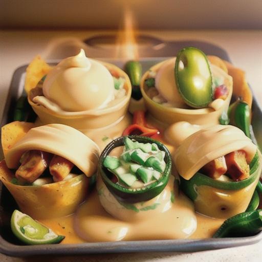 Jalapeno Cream Cheese Chicken Enchiladas