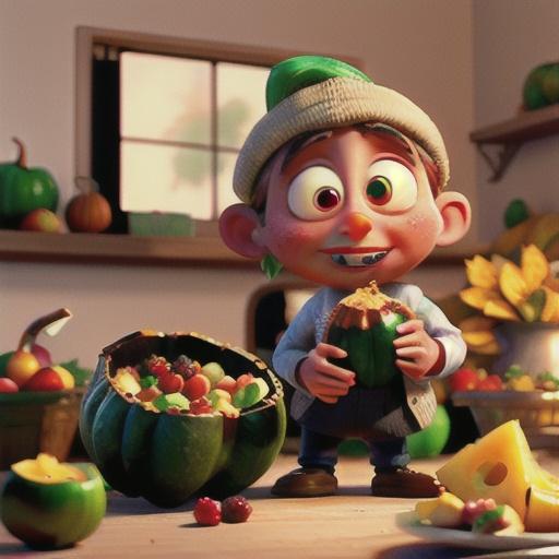 Acorn Squash Stuffed with Apple, Cranberry, and Sausage