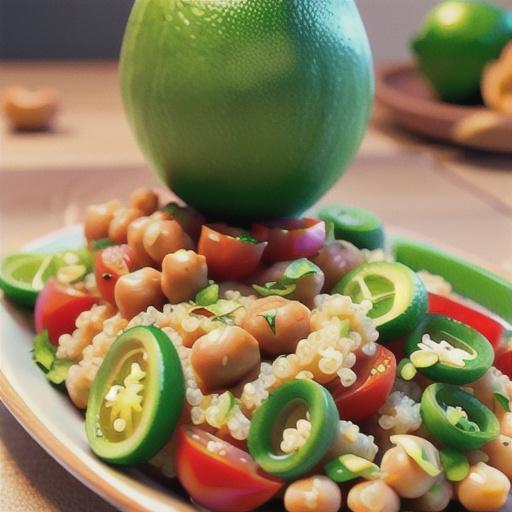 Quinoa with Chickpeas and Tomatoes