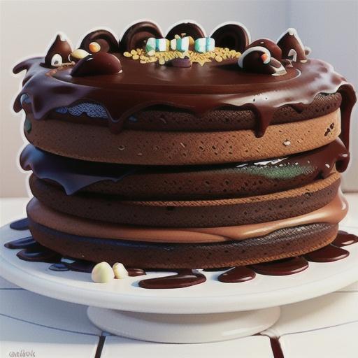 Ant House Cake with Chocolate Mascarpone Frosting