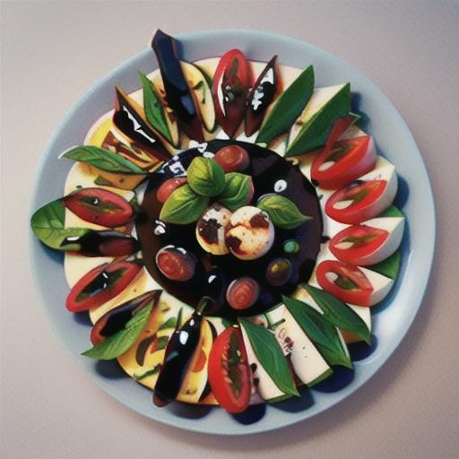 Caprese Salad with Balsamic Reduction