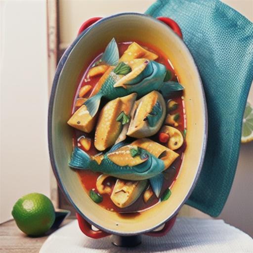 Thai yellow fish curry