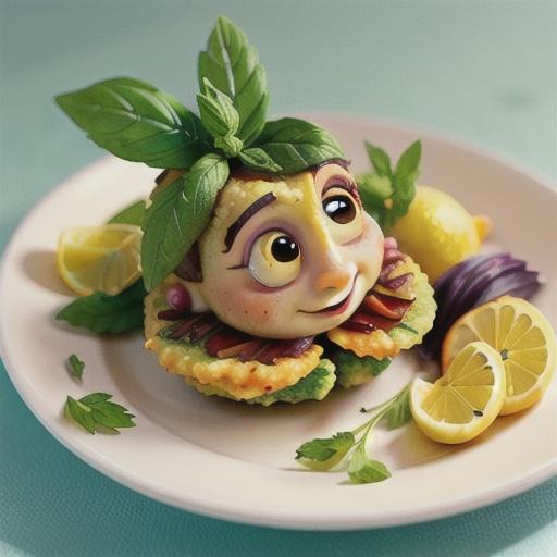 Lemon and herb fish rissoles