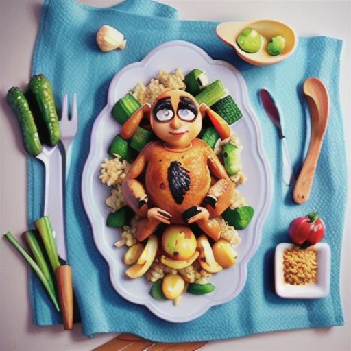 Indian roast chicken with spiced cauliflower and brown rice recipe