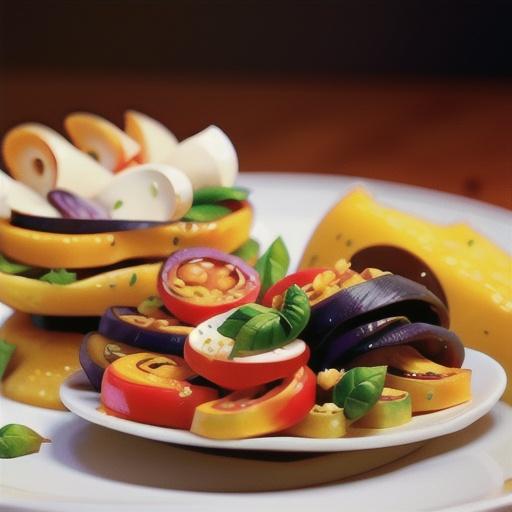 Ratatouille with Polenta Rounds