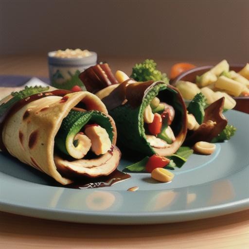 Sesame Chicken Wraps