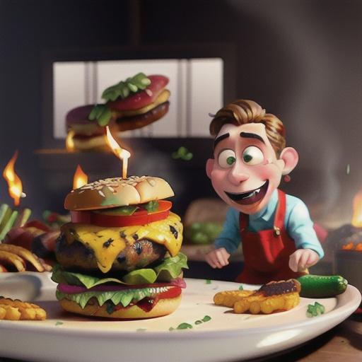 Heather's Famous Barbeque Bunyan Burger