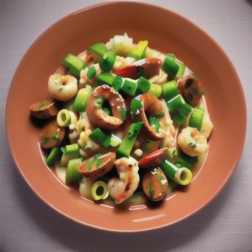 Cajun Shrimp and Sausage Alfredo