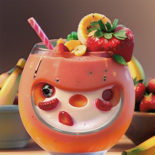 Strawberry Orange Banana Smoothie