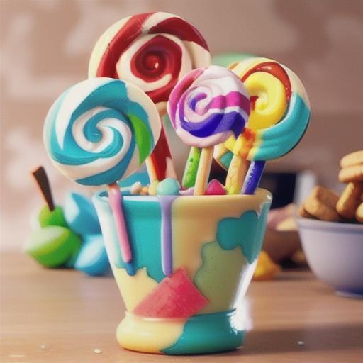 Mint-Swirl Lollipop Cookies