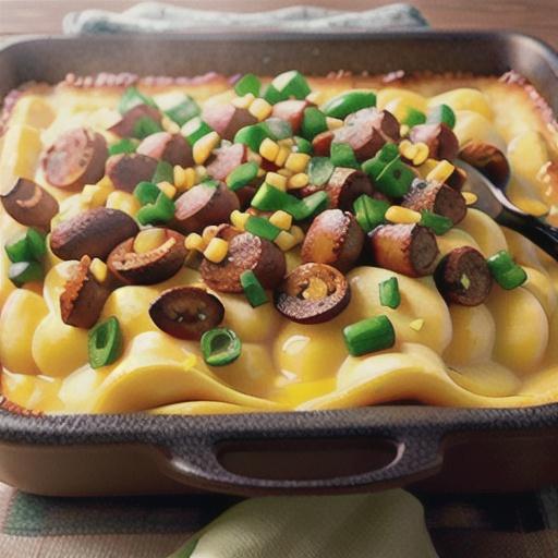 Smoky Poblano Corn Pudding