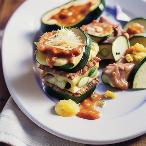 Zucchini Lasagna with Ground Turkey