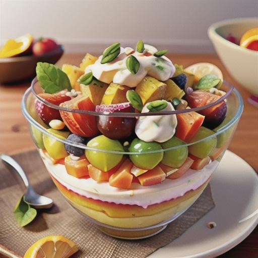 Citrus Yogurt Layered Salad