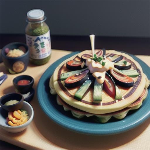 Okonomiyaki (Japanese pancake)