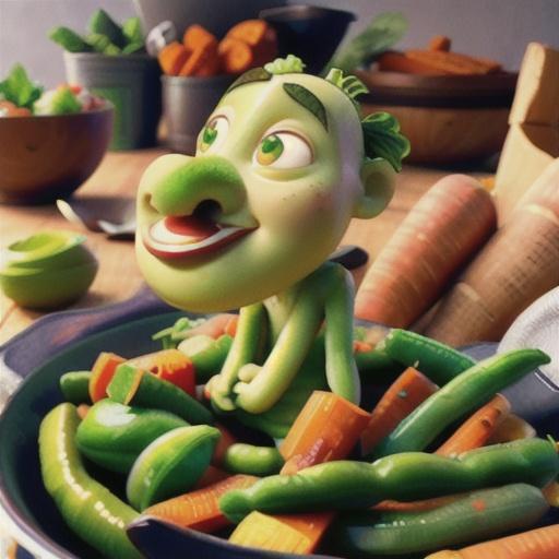 Bok Choy, Carrots, and Green Beans