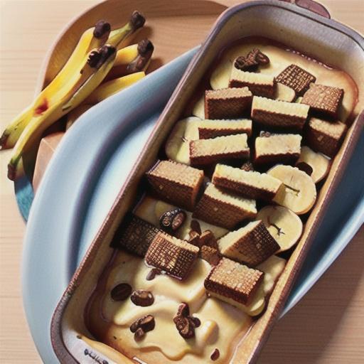 Banana Oat Bread Pudding