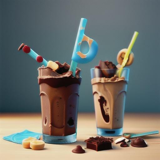 Chocolate Banana Peanut Butter Protein Shake