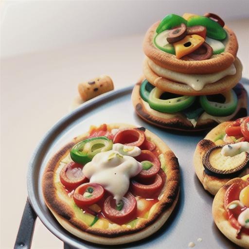 Crumpet pizzas