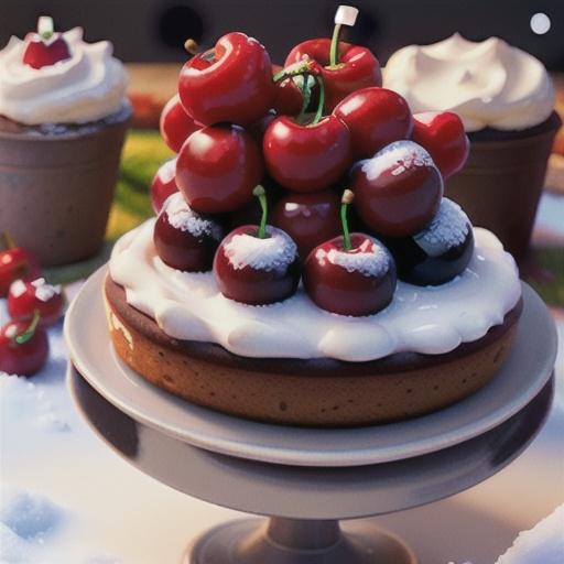 Cherries in the Snow Cake