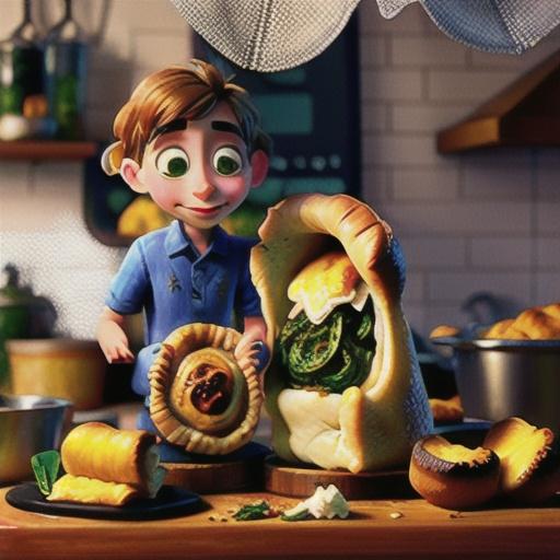 Greek lamb pies with spinach and ricotta stuffed brioche