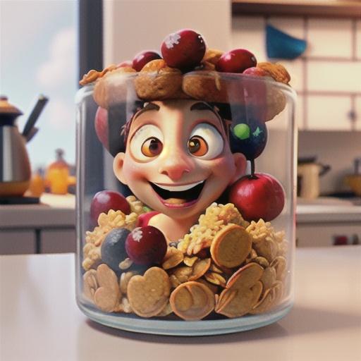 Apple and cranberry toasted muesli clusters