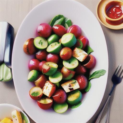 Roasted Radish and Feta Salad