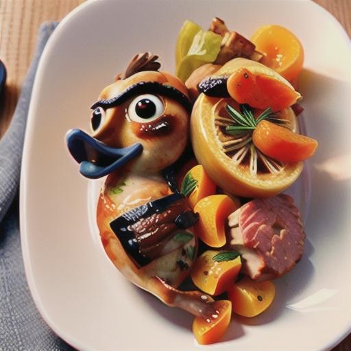 Rosemary Duck With Apricots